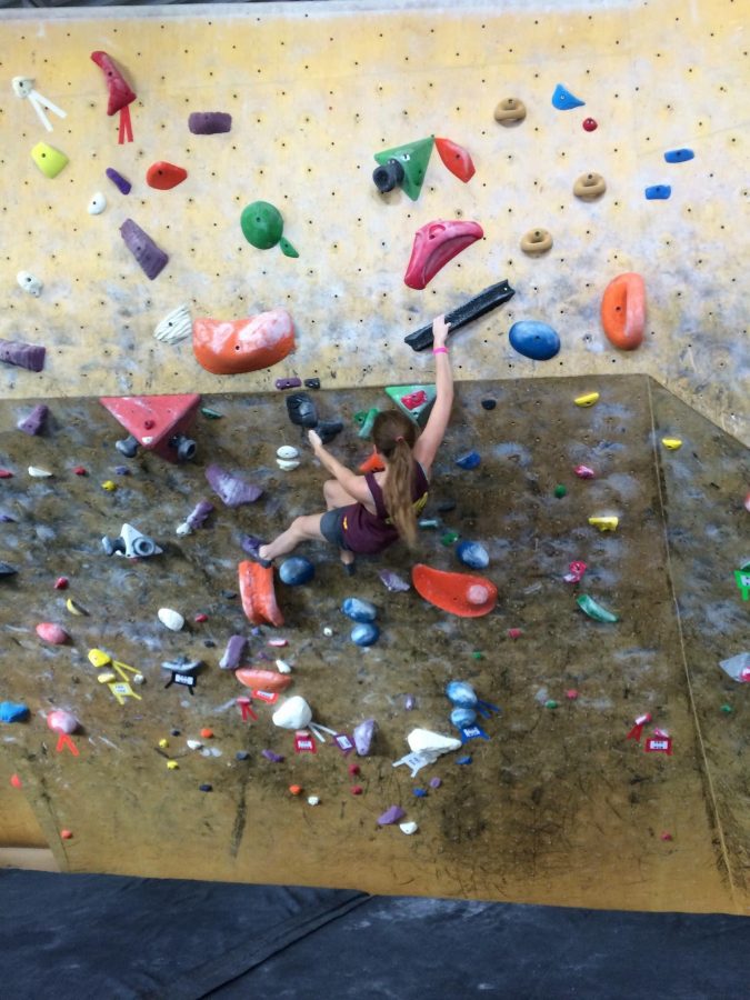 A member of the University of Utahs official climbing club. 