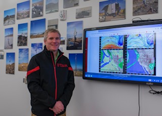 Jim Steenburgh, a professor in the Atmospheric Sciences department, shows various data acquisition devices used for his research at The University of Utah on Thursday, Dec. 6, 2018. (Photos by Kiffer Creveling | Wasatch Magazine)